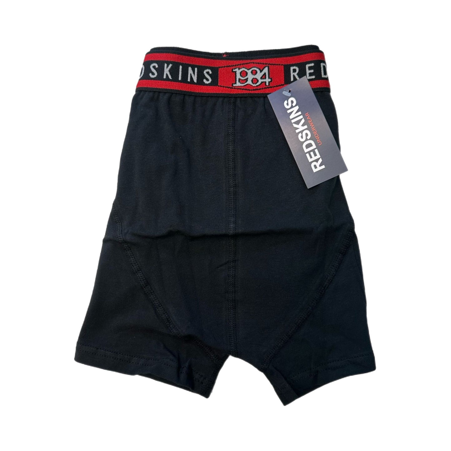 Boxer homme Redskins – Coton stretch – Noir – Ceinture siglée 1984