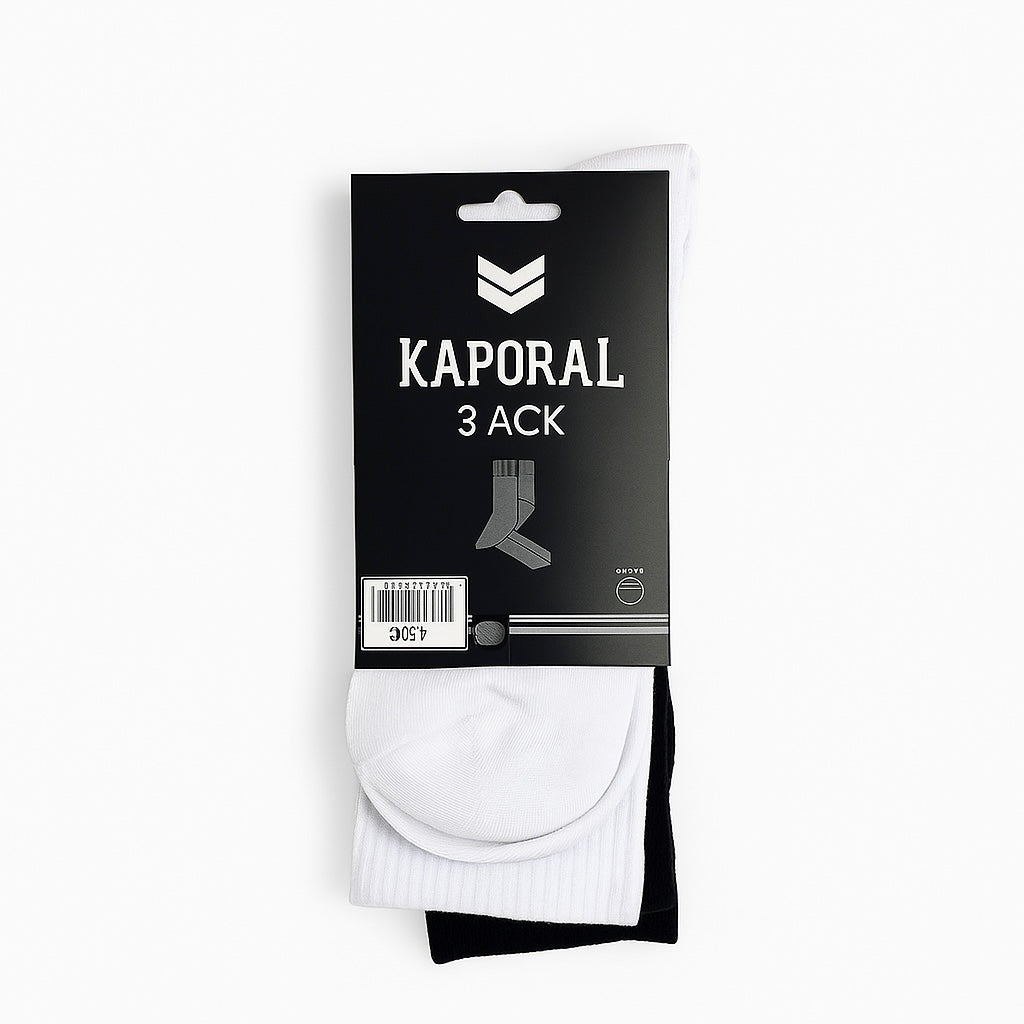Kaporal – Lot de 3 Paires de Chaussettes Homme | Confort & Style Quotidien