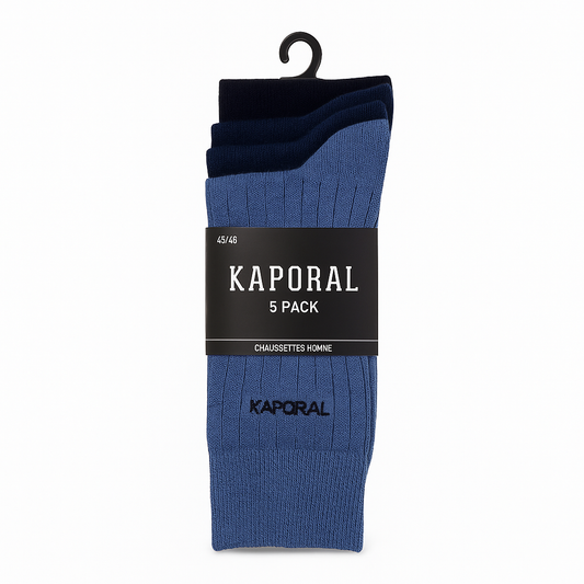 Kaporal – Lot de 5 Paires de Chaussettes Homme | Confort & Style Quotidien