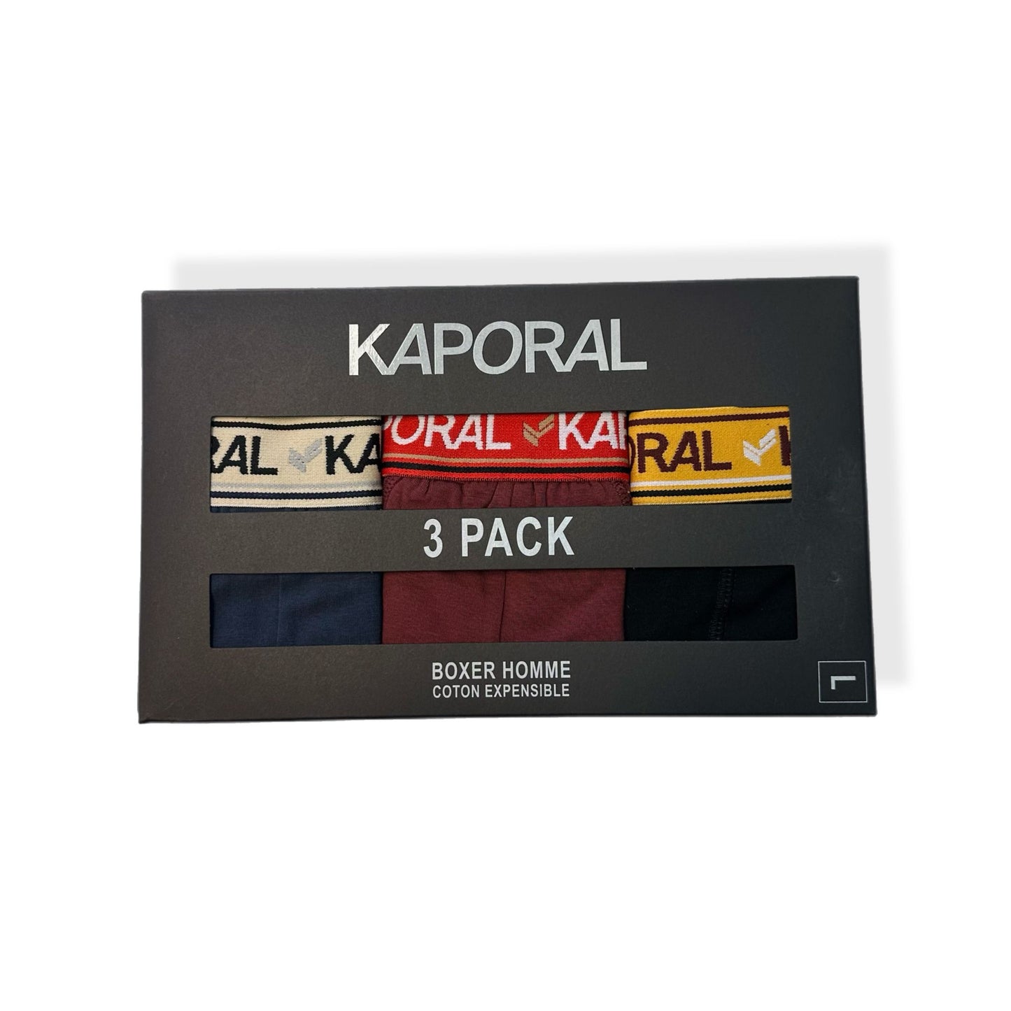 Lot de 3 boxers homme Kaporal – Coton extensible