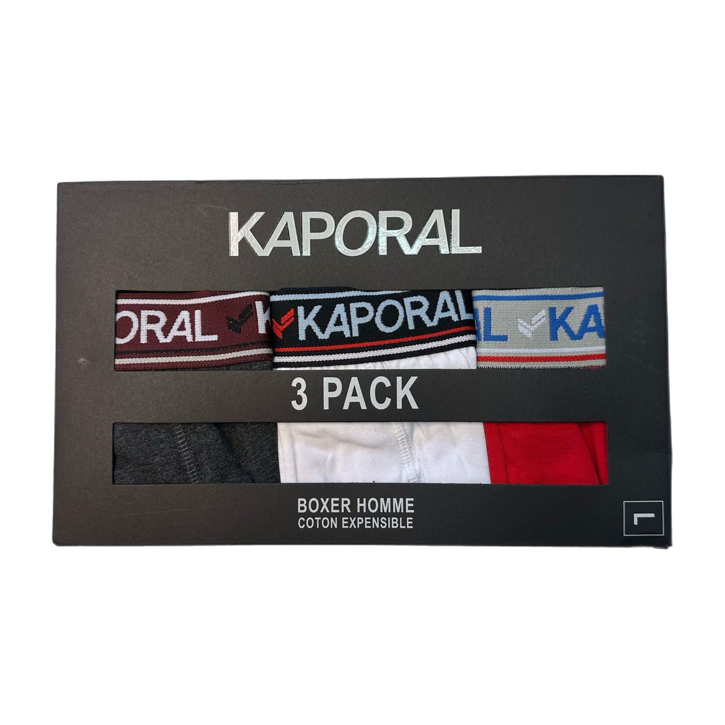 Lot de 3 boxers homme Kaporal – Coton extensible