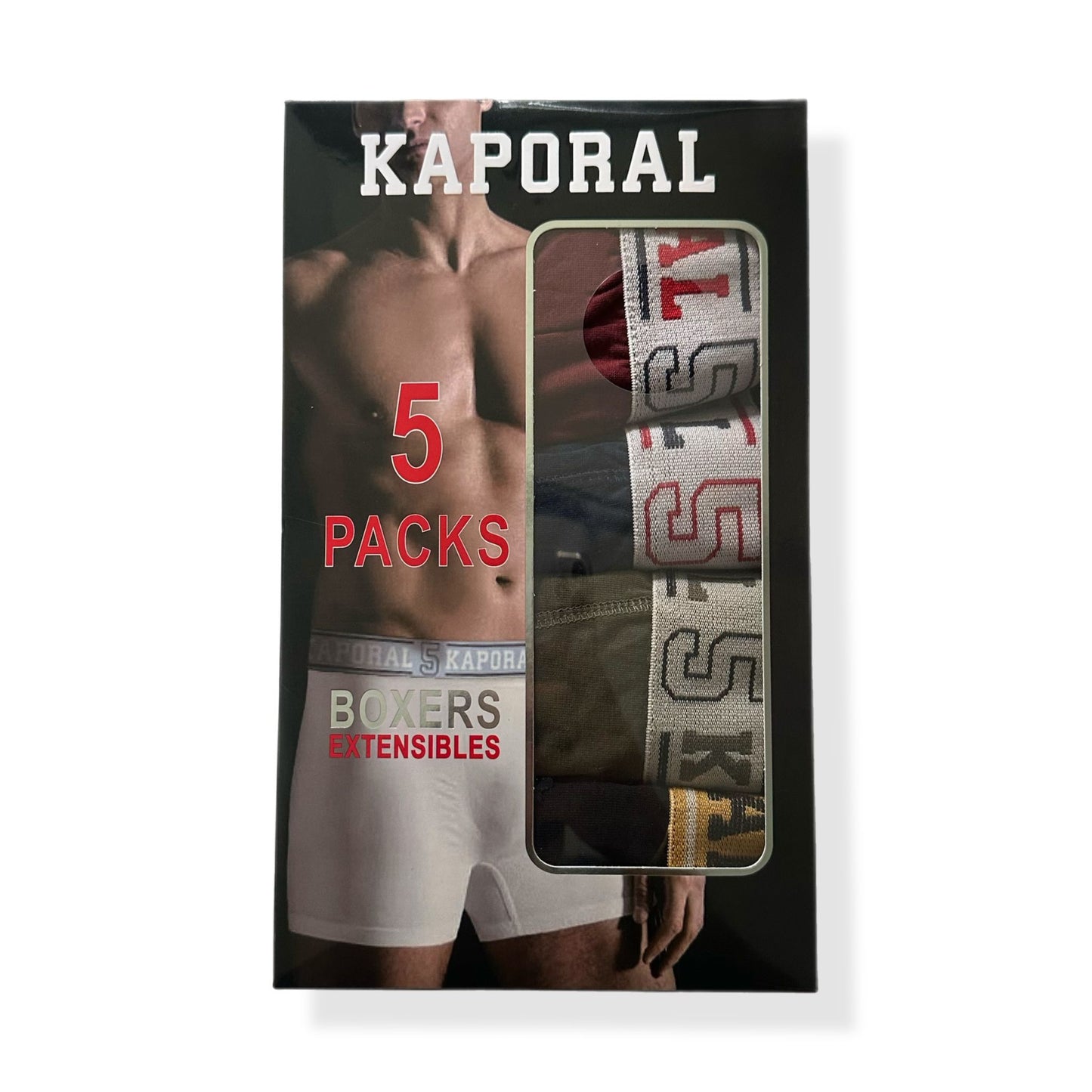 Lot de 5 boxers homme Kaporal – Coton extensible