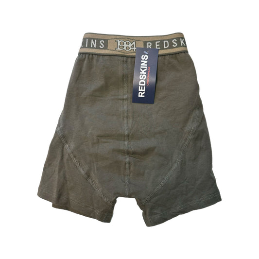 Boxer homme Redskins – Coton stretch – Kaki – Ceinture siglée 1984