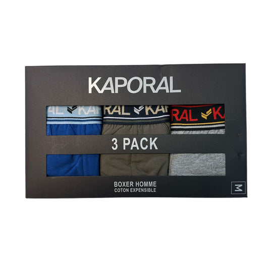 Lot de 3 boxers homme Kaporal – Coton extensible